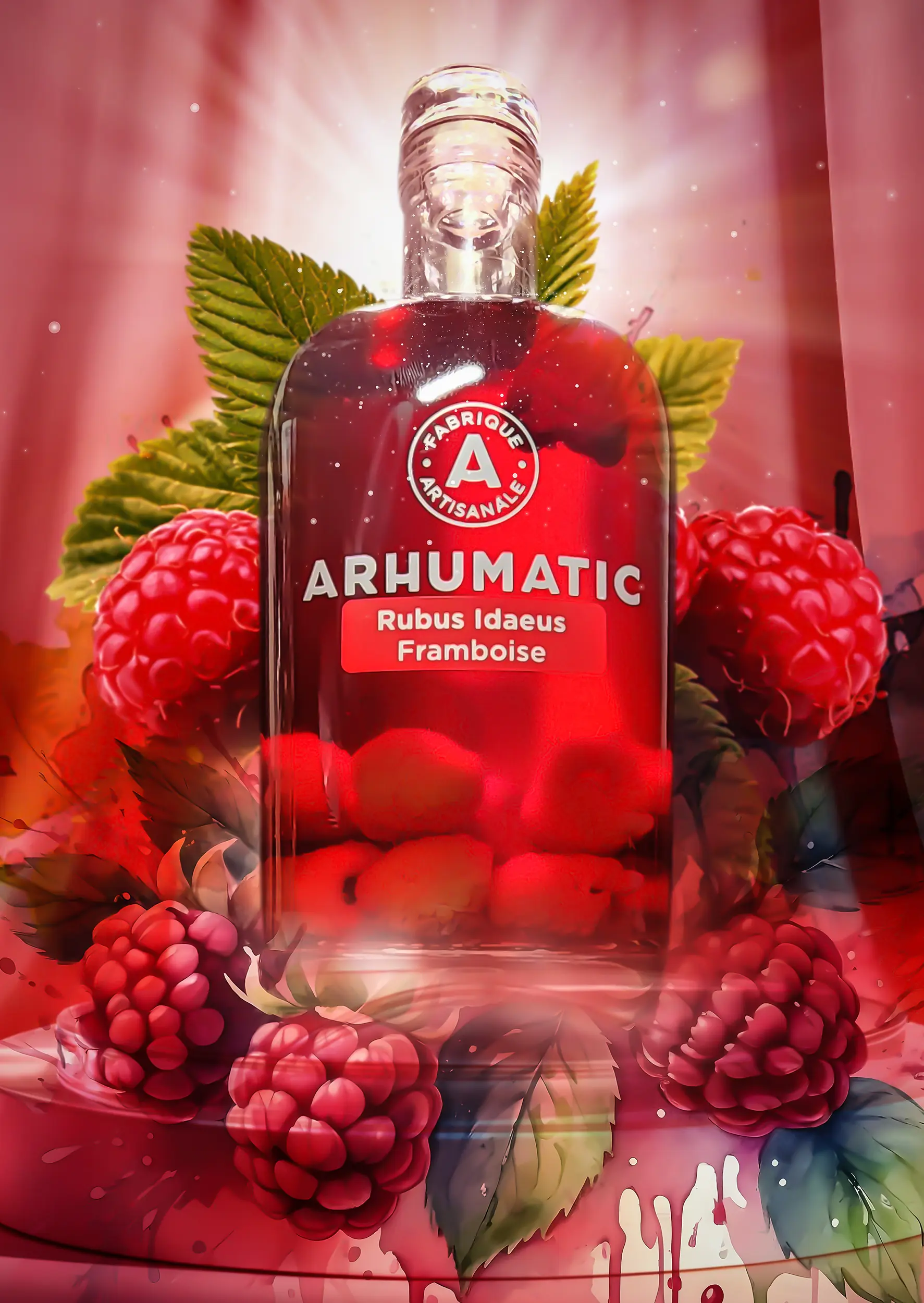 Une image publicitaire pour la marque de rhum arhumatic
